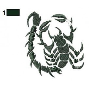 Scorpion Tattoo Embroidery Design 26